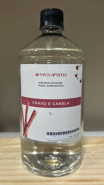 Aromatizador de Ambiente Cravo e Canela 1 litro refil