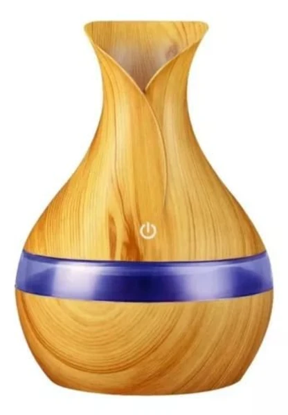 Difusor Aromatico Umidificador Madeira Bm-033 B-Max Cor Marrom-claro