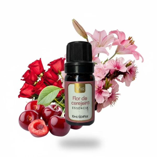 Essência Para Aromatizador Elétrico - Flor De Cerejeira - 10ml - Vya