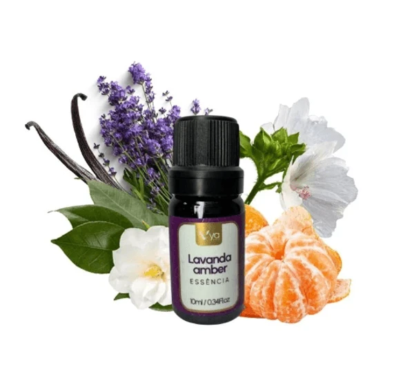 Essência Para Aromatizador Elétrico - Lavanda Amber - 10ml - Vya