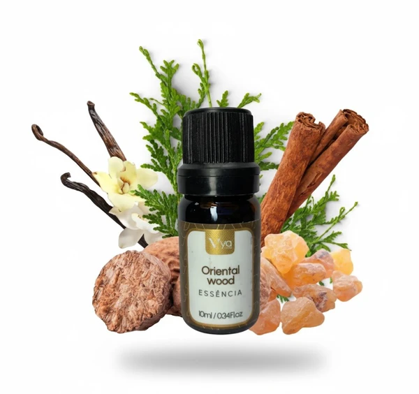 Essência Para Aromatizador Elétrico - Oriental Wood - 10ml - Vya