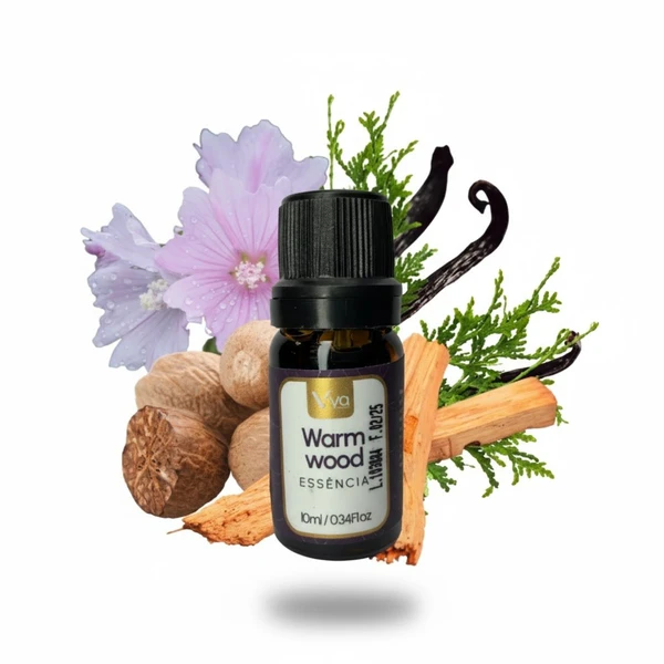 Essência Para Aromatizador Elétrico - Warm Woody - 10ml - Vya