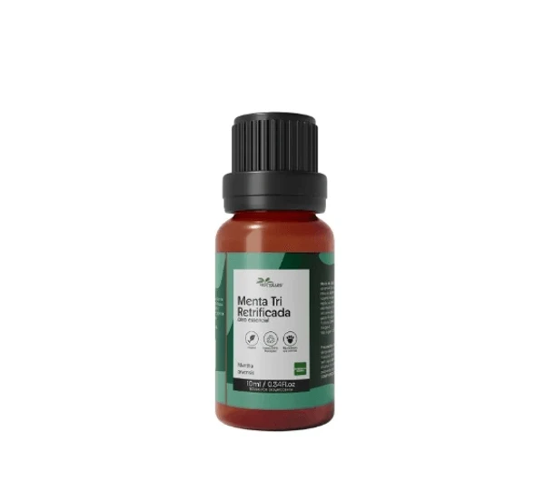 Óleo Essencial de Menta Tri Retrificada Concentrado - 10ml.