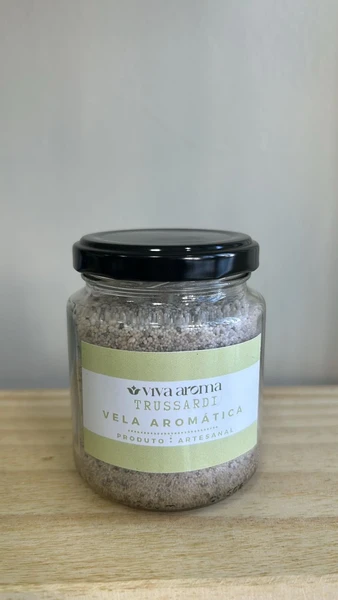 Vela de Areia Aromática Artesanal Perfumada - Trussardi 200 g