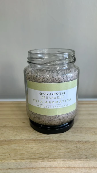 Vela de Areia Aromática Artesanal Perfumada - Trussardi 200 g