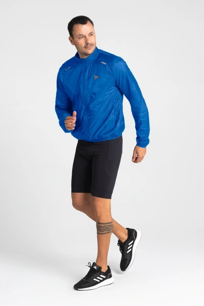 JAQUETA CORTA VENTO MASCULINA TERRA AZUL ROYAL