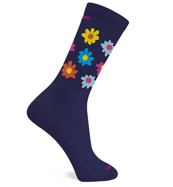 MEIA CANO MÉDIO FLOR