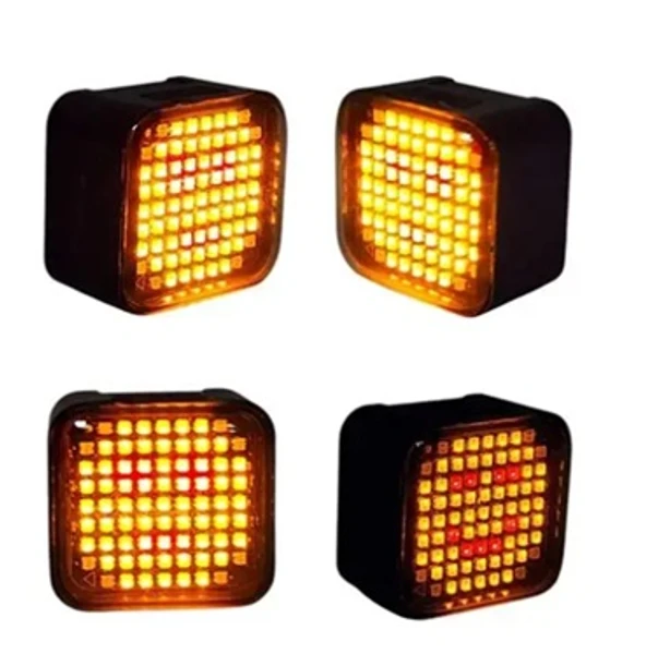 PISCA SINALIZADOR 8 EMOJI 50LM + SENSOR DE FRENAGEM