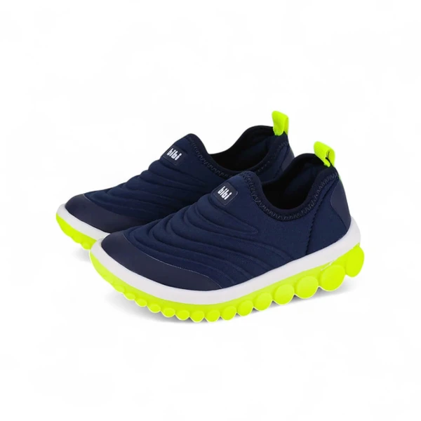 Tênis Infantil Menino Bibi Roller 2.0 Azul Naval Amarelo