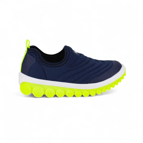 Tênis Infantil Menino Bibi Roller 2.0 Azul Naval Amarelo