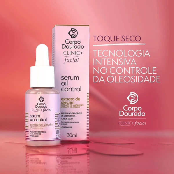 Corpo Dourado Clinic Mais - Sérum Facial Oil Control Antioleosidade Alecrim 30ml