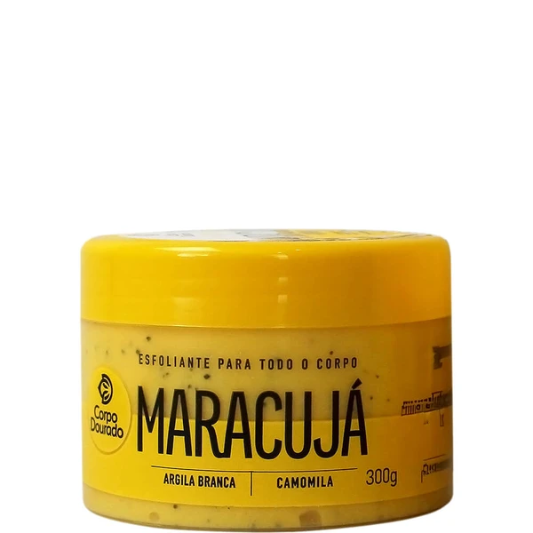 Corpo Dourado Fruktais - Esfoliante Corporal Maracujá e Camomila 300g