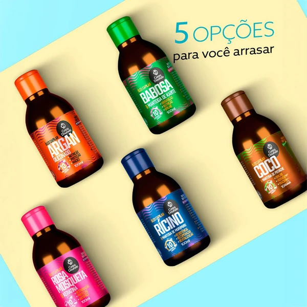 Corpo Dourado - Óleo Capilar Rosa Mosqueta e Keratina Restauração 100ml