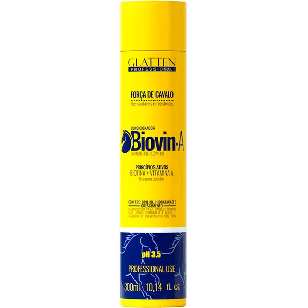 Glatten Biovin A - Condicionador de Crescimento Biotina + Vitamina A 300ml