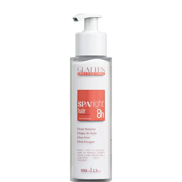 Glatten Spa Night - Sérum Noturno Reparação e Hidratação Antifrizz 100ml