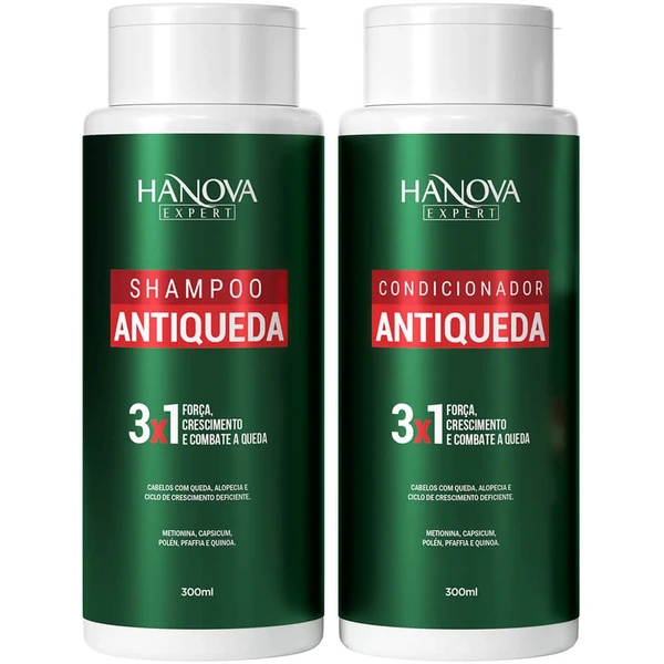 Hanova Expert Antiqueda - Kit 3x1 Duo (2 Produtos)