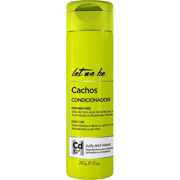 Let Me Be Cachos - Condicionador Disciplinante Antifrizz 240ml