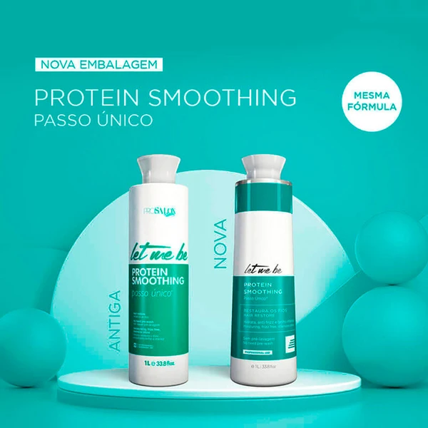 Let Me Be - Escova Progressiva Protein Smoothing Passo Único Sem Formol 500ml