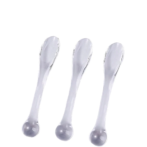 Nobrand - Kit Misturadores de Creme Acrílico Transparente (3 Peças)