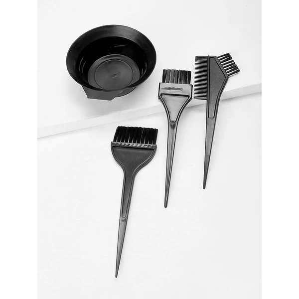 Nobrand - Kit Tigela e Pincéis Aplicação de Cremes Preto (4 Produtos)