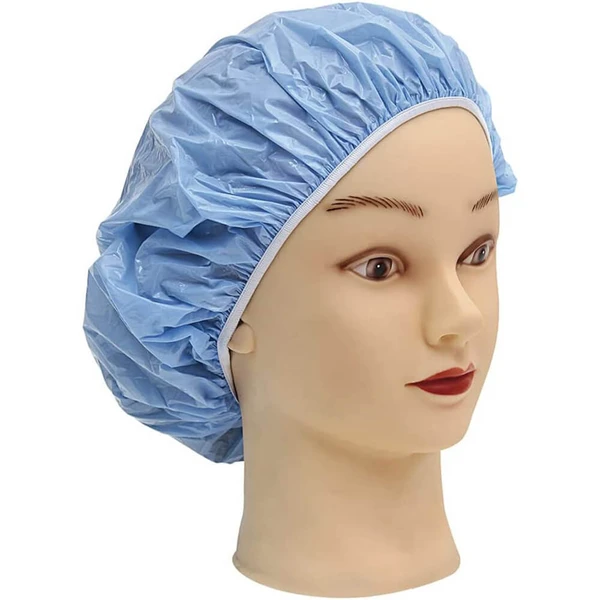 Santa Clara - Touca PVC para Banho Azul