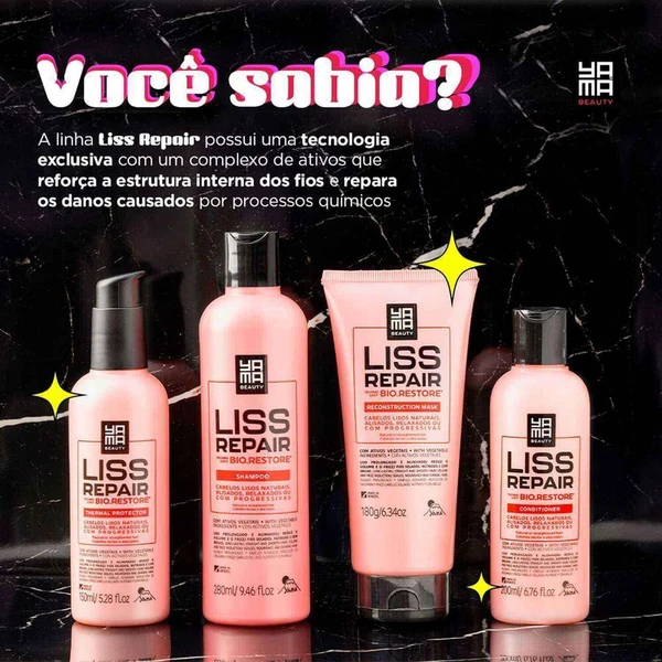 Yamá Liss Repair - Kit Antivolume Antifrizz Duo (2 Produtos)