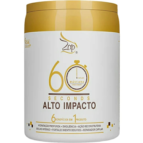 Zap 60 Seconds - Máscara Condicionante 6 em 1 Alto Impacto 950g