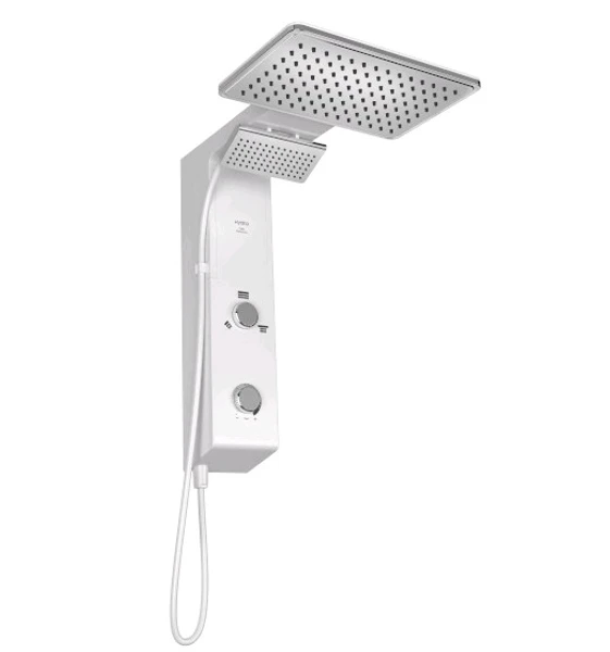 HYDRA CHUVEIRO FALLS 7700W BRANCO/CROMADO 220V DPFS.E.772BM