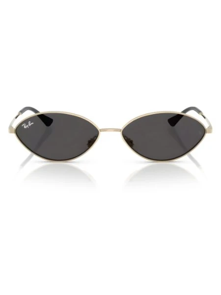 Óculos De Sol Ray-Ban Kai Bio-Based Polido Ouro-pálido Lente Cinza-escuro RB3757 921387 59