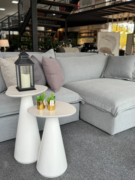Conjunto de Mesas Laterais Pisa Off White