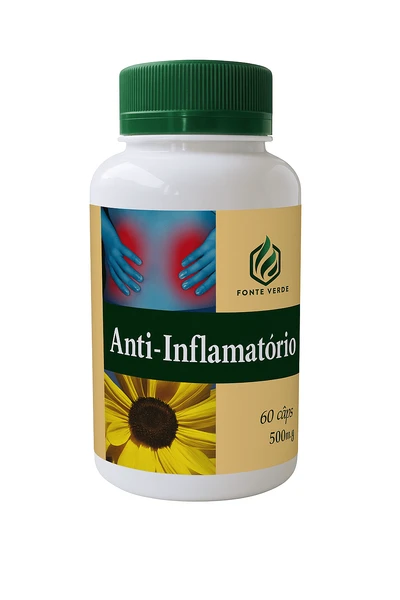 Anti-inflamatório, 60 Cápsulas, 500 mg