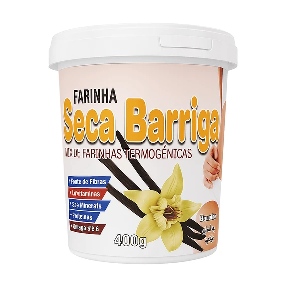 Farinha Seca Barriga Mix  Sabor Baunilha | 400g