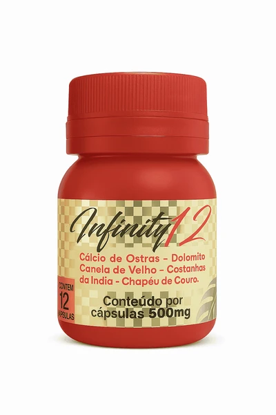 Infinity 12 | 12 Capsulas - 500mg