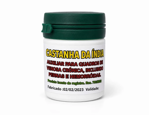 Kit 2 Castanha Indiana 15 Cápsulas Suplemento Alimentar