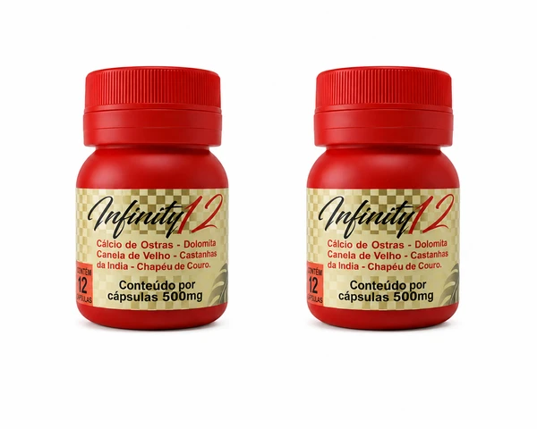 Kit 2 Infinity 12 Suplemento Alimentar 12 Cápsulas