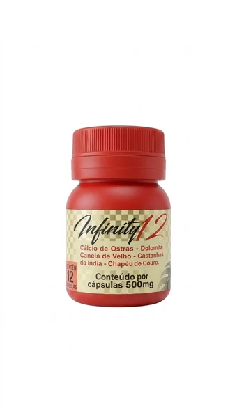 Kit 2 Infinity 12 Suplemento Alimentar 12 Cápsulas
