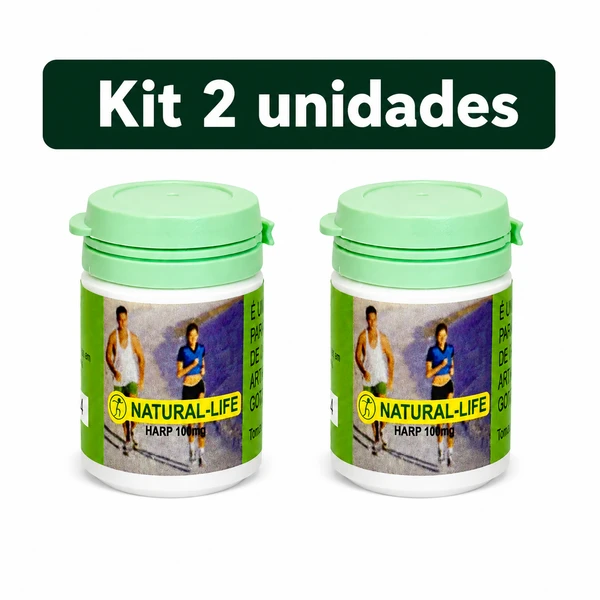 Kit 2 Natural Life Harp 15 Cápsulas Suplemento Alimentar