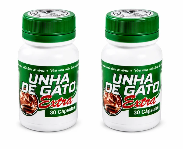Kit 2 Unha de Gato Extra 30 Cápsulas Suplemento Alimentar