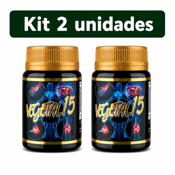 Kit 2 Vegetal 15 com 15 Cápsulas Suplemento Alimentar