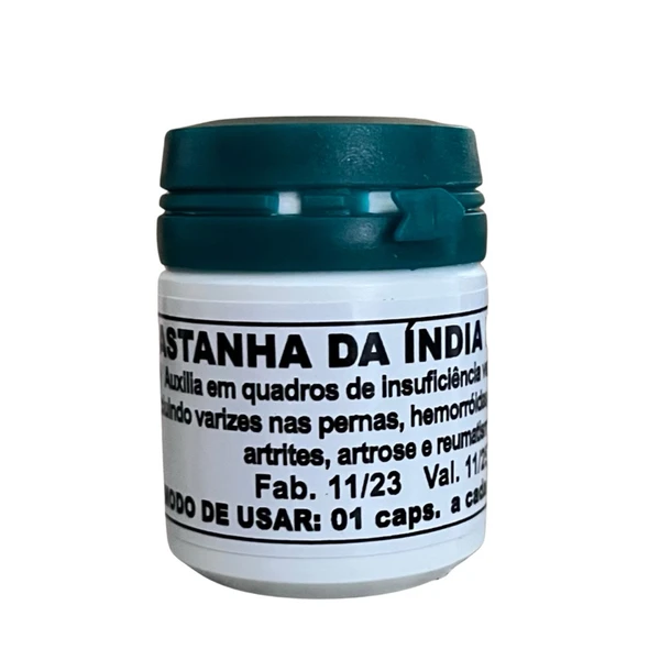 Kit 6 Castanha da Índia 30 Cápsulas Suplemento Alimentar