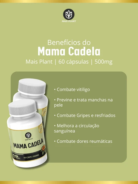 Mama Cadela, 60 Cápsulas, Mais Plant