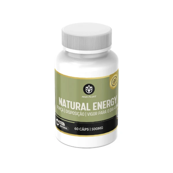 Natural Energy, 60 Cápsulas, Mais Plant