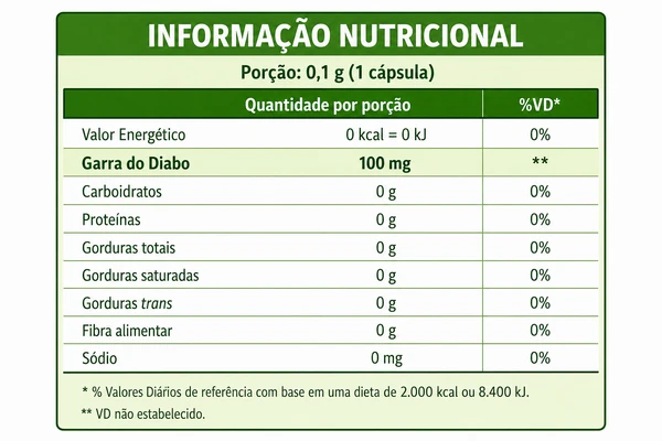 Natural Life Harp 15 Cápsulas Suplemento Alimentar
