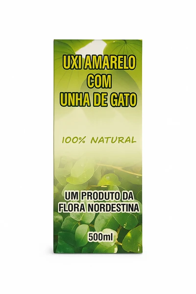 Uxi Amarelo Com Unha de Gato 500ml Composto natural