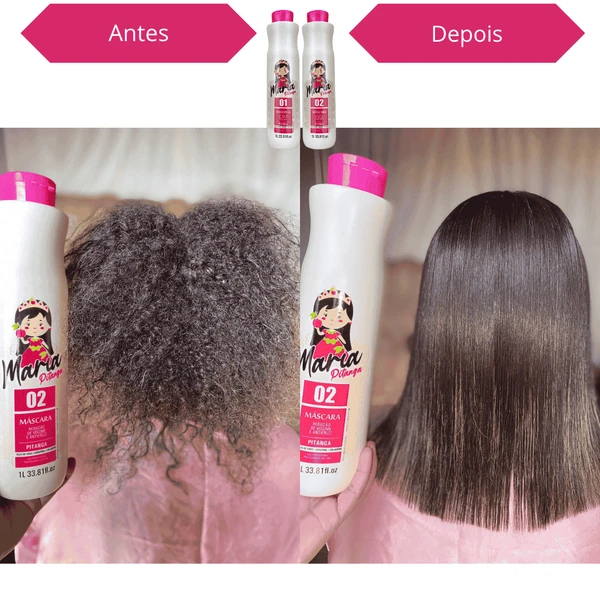 Kit Progressiva Maria Pitanga Original Royal - 2x1l