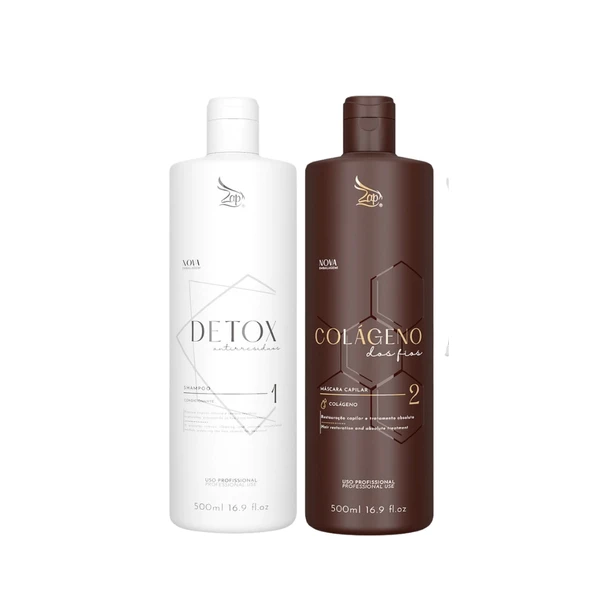Kit Progressiva Zap Colageno dos Fios - 2x480ml