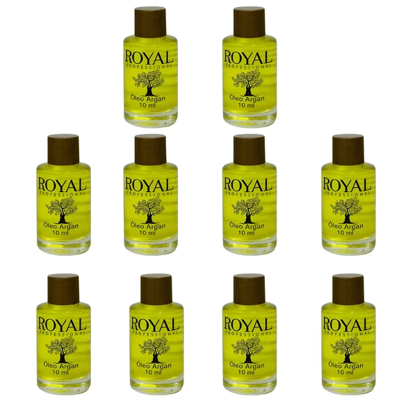 Óleo de Argan Royal - Nutrição e Brilho Intenso - 10x10ml