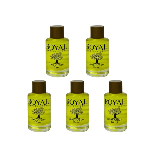 Óleo de Argan Royal - Nutrição e Brilho Intenso - 5x10ml