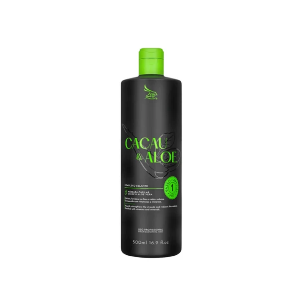 Progressiva Zap Cacau e Aloe - Passo Unico - 480ml