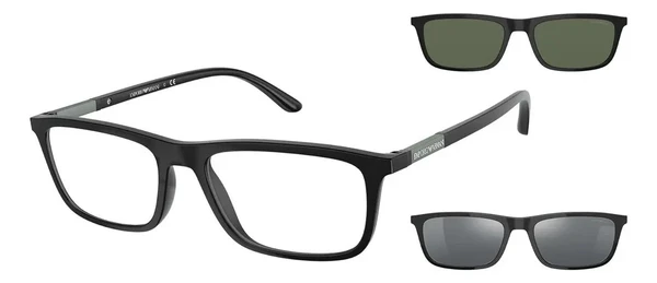 Emporio Armani Ea4160 - Preto Fosco Clip On